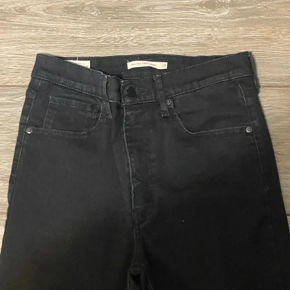 Levi’s 30 Black Mile High Super Skinny Jeans - Picture 4 of 13